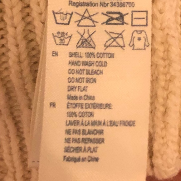 Cotton Striped Open Back Sweater - Picture 7 of 7